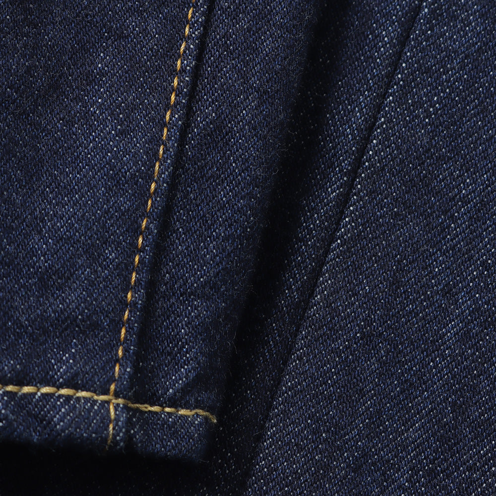Straight 5 Pocket Pants/ Navy (One Wash)