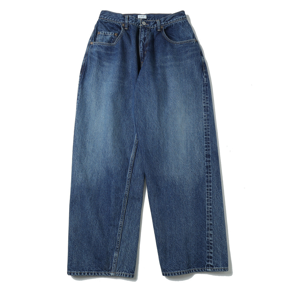 Baggy 5-Pocket Pants (Medium Blue)