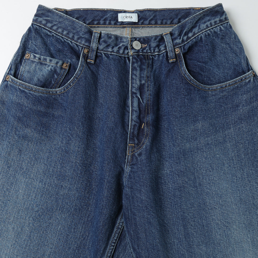 Baggy 5-Pocket Pants (Medium Blue)
