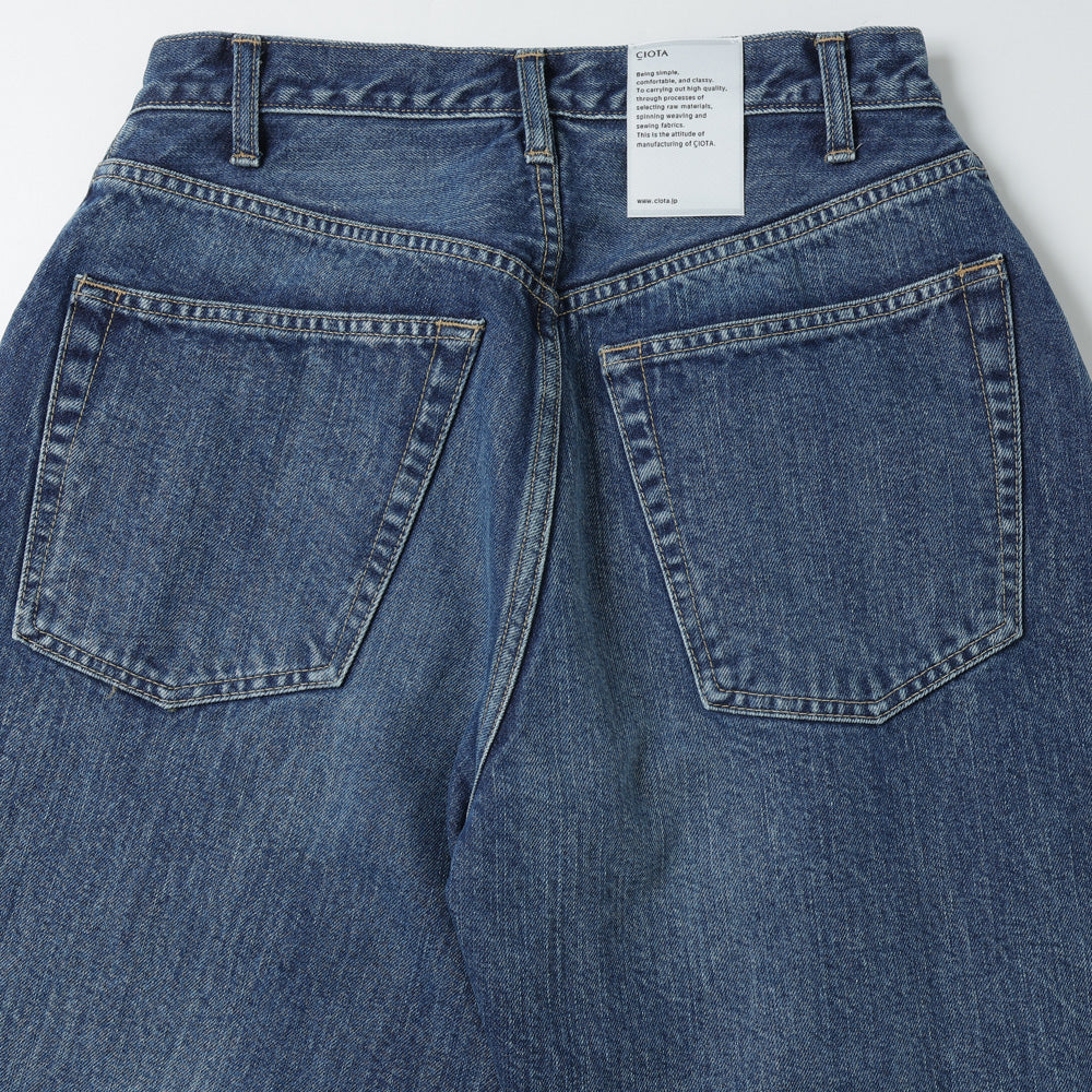 CIOTA) Baggy 5 Pocket Pants(Medium Blue) (PTLM-25BG-PIMBL) | CIOTA