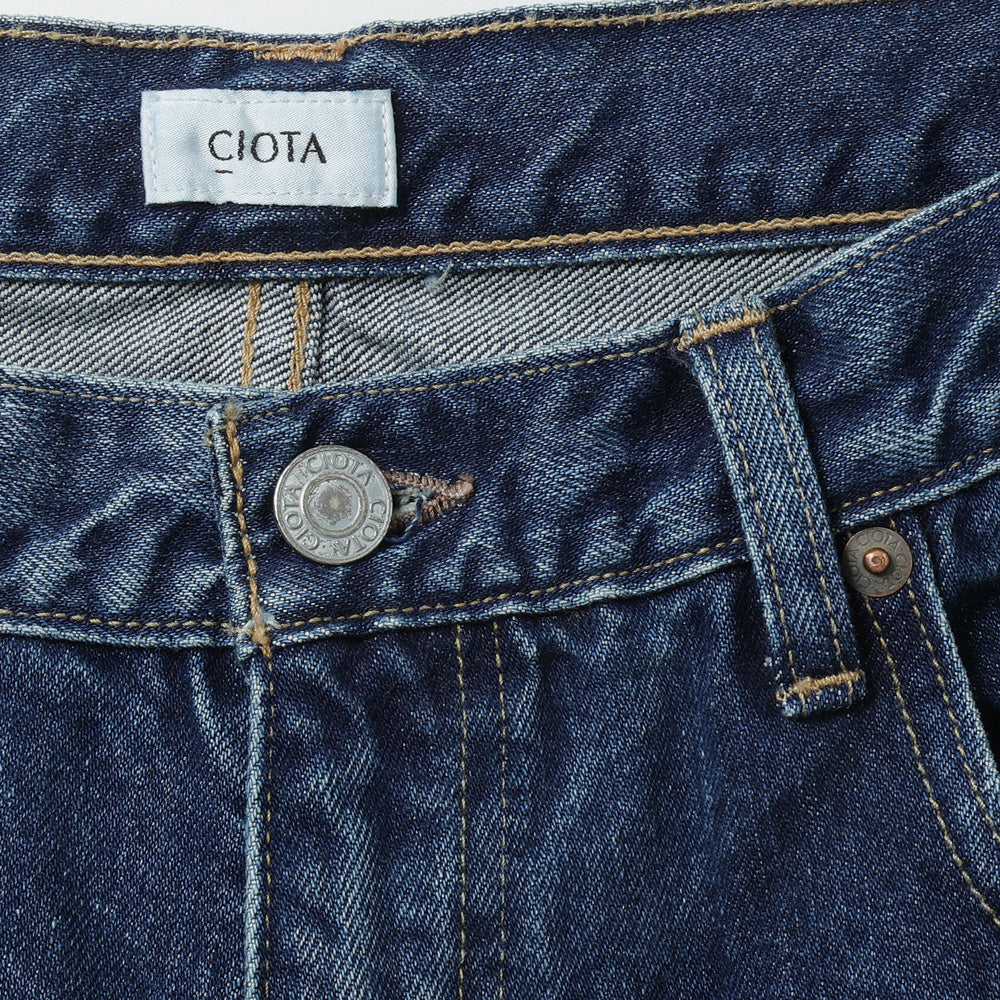Baggy 5-Pocket Pants (Medium Blue)