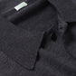 Wool Knit Polo Collar Cardigan