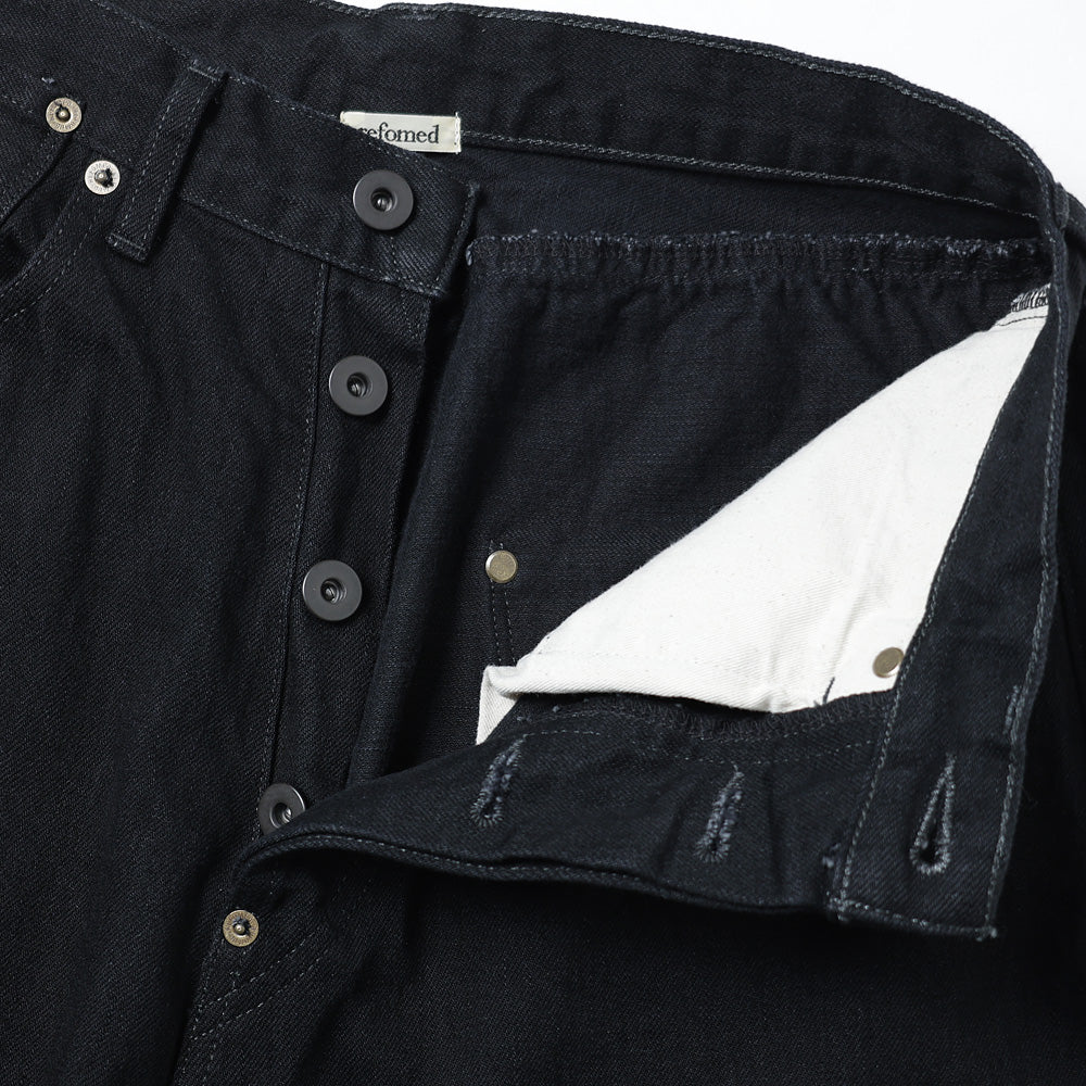 refomed fresh man デニムパンツ　ブラック refomedリフォメッドFRESH MAN DENIM PANTS by EDWIN（デニムパンツ