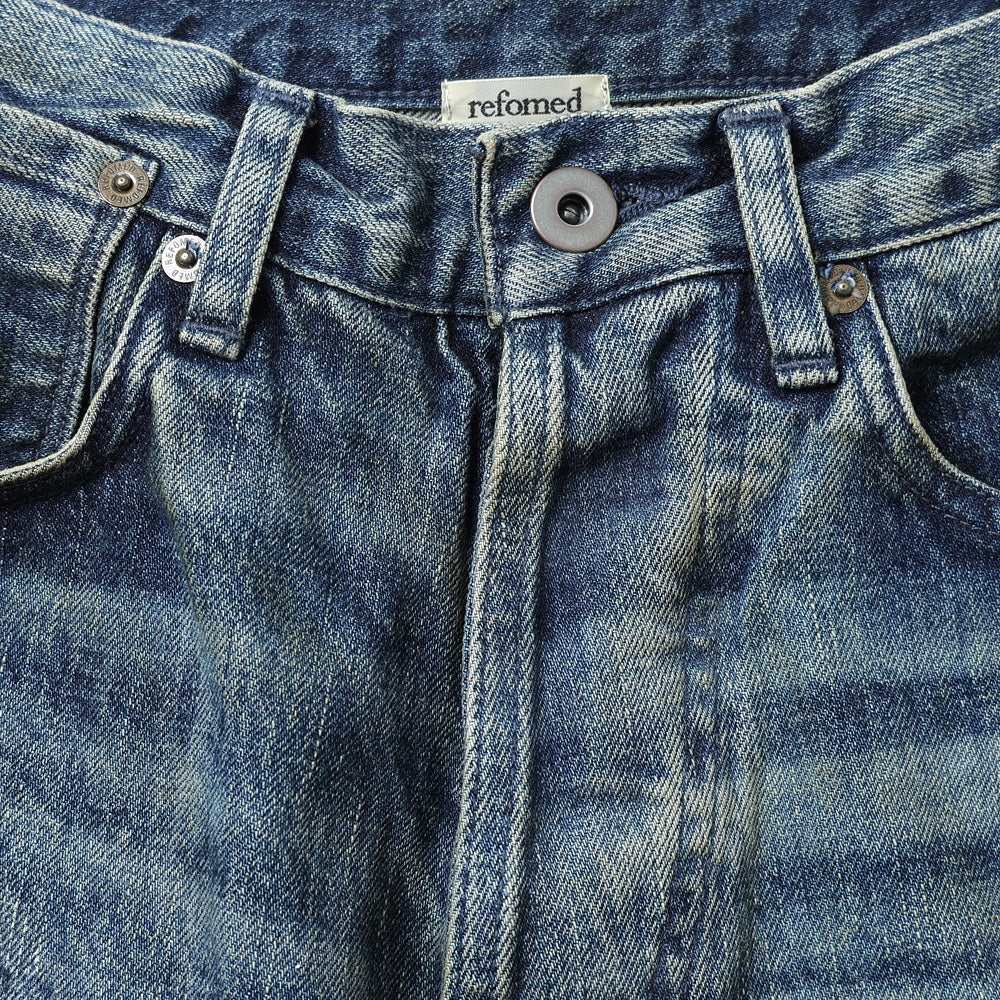 FRESH MAN DENIM WIDE PANTS PAINT