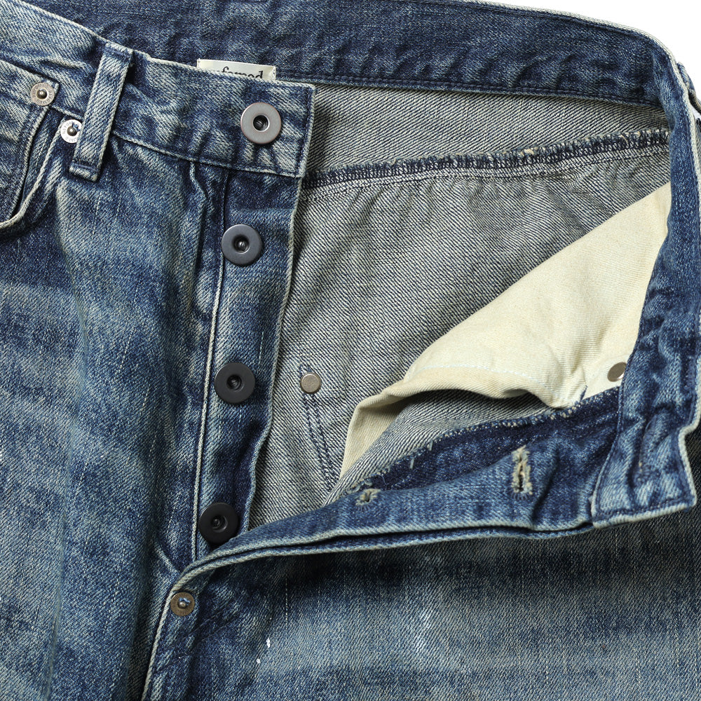 refomed(リフォメッド)FRESH MAN DENIM WIDE PANTS PAINT (REPT-054P