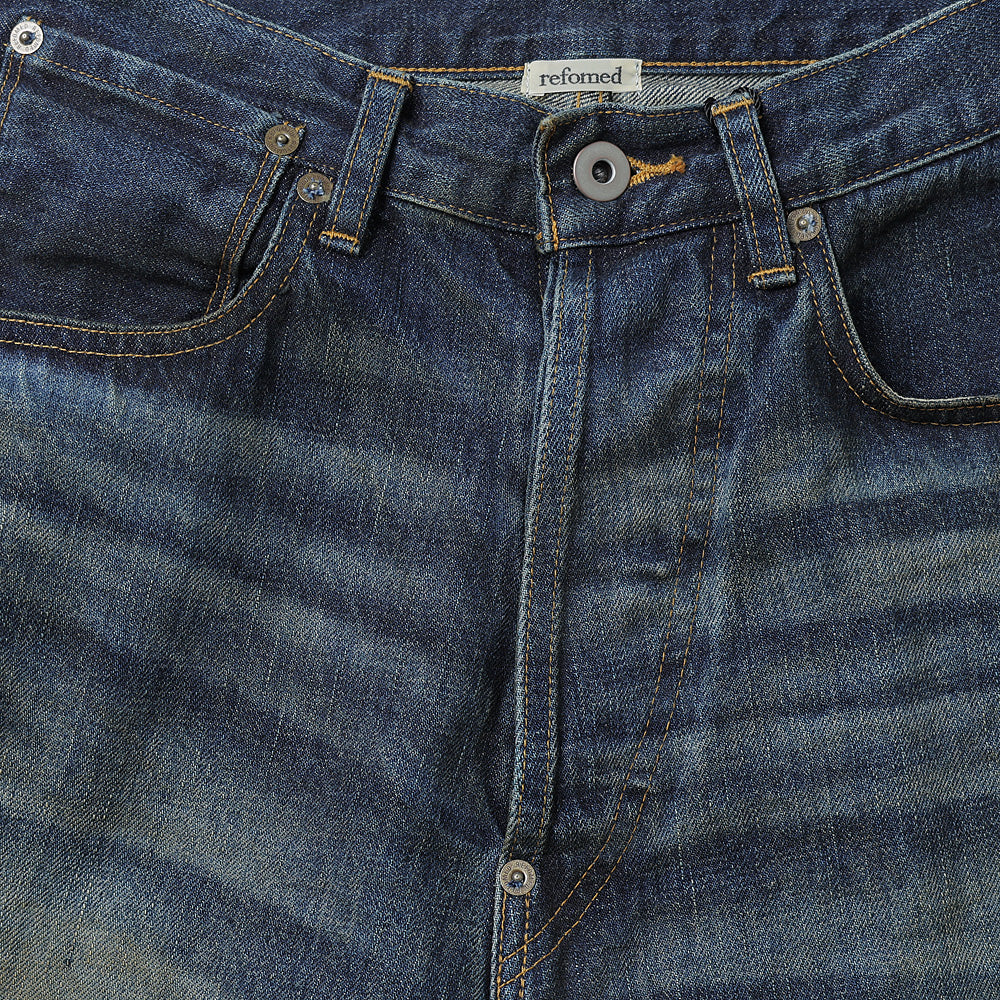 refomed(リフォメッド)FRESH MAN DENIM WIDE PANTS USED (REPT-054U