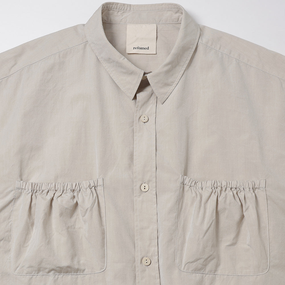 Wrist Patch Wide Shirt