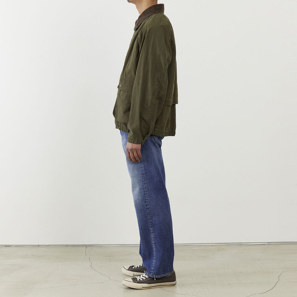 Coated canvas field jacket