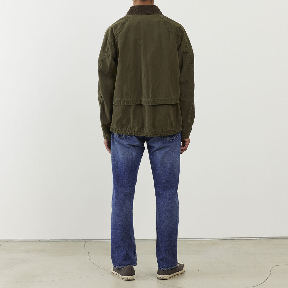Coated canvas field jacket