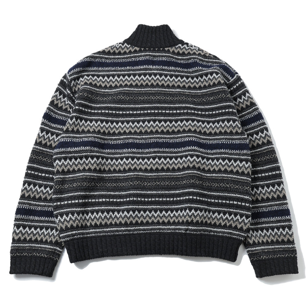 reverve RV25W007 ニットブルゾン　steven alan reverve(リバーブ)RV25W007 (RV25W007) | reverve / トップス (MEN