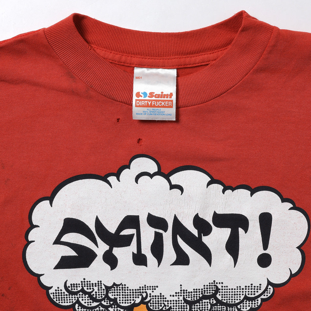 Saint Mxxxxxx (セントマイケル) S/S T-SHIRT SAINT! SM-MK8-0000-024