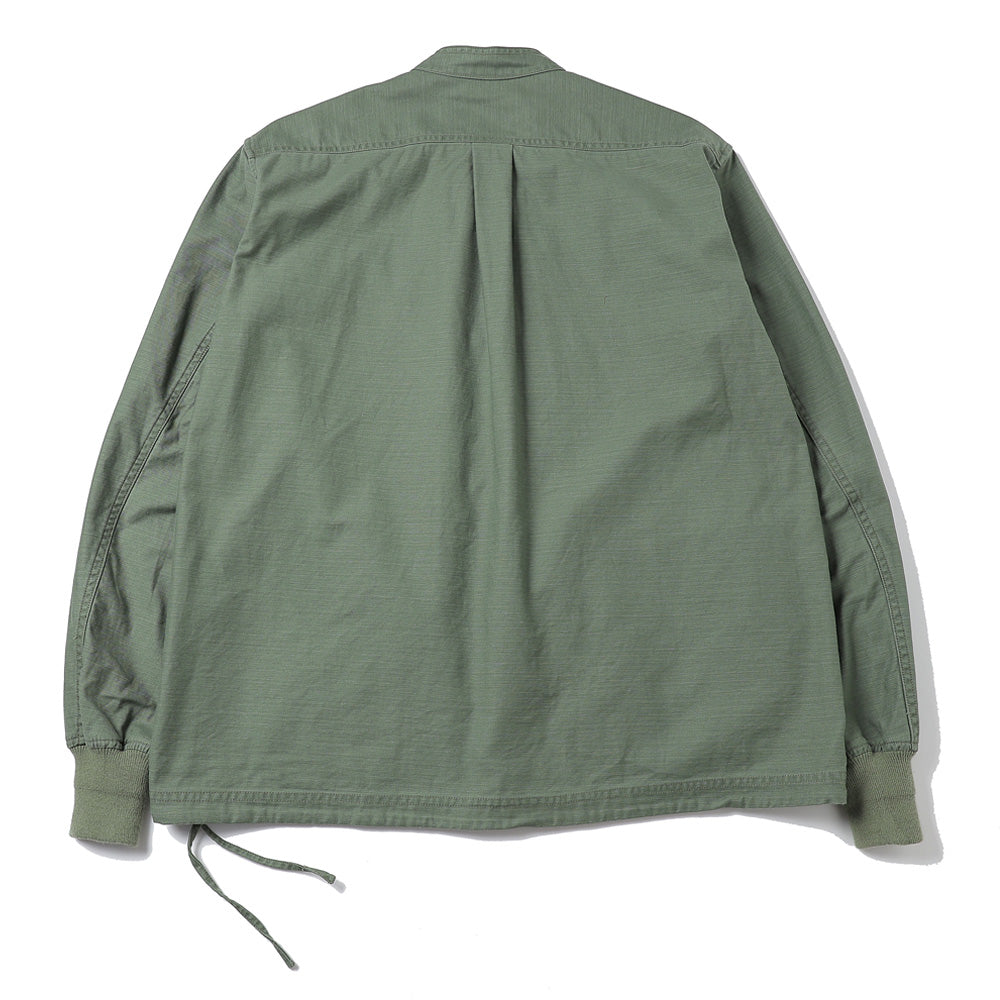 TROOPER SHIRT JACKET COTTON BACKSATIN PIGMENT DYE