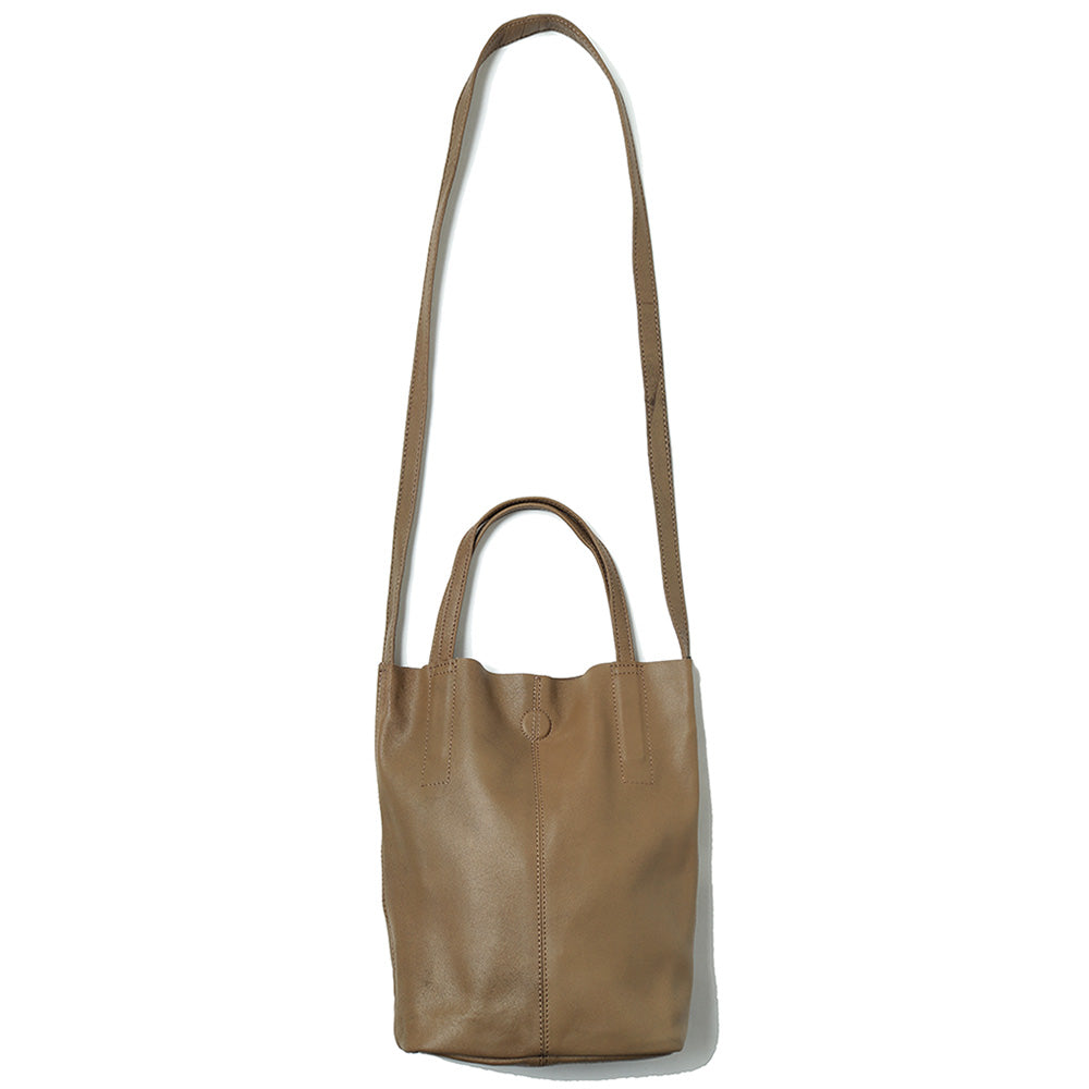 2WAY SMALL TOTE (L)(CAMEL)