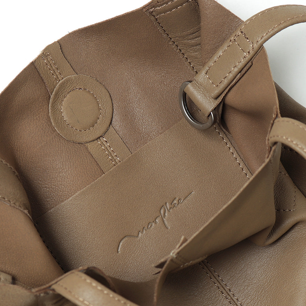 2WAY SMALL TOTE (L)(CAMEL)