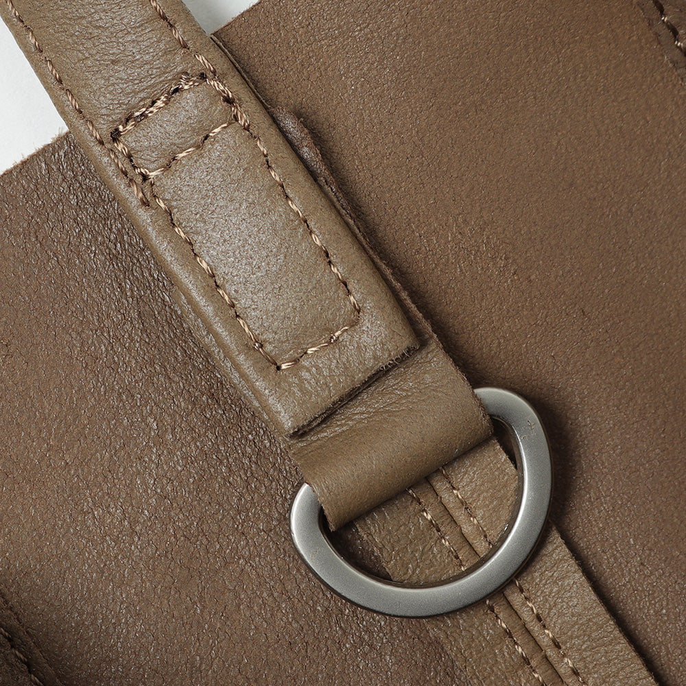 2WAY SMALL TOTE (L)(CAMEL)