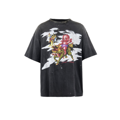 SS DAMAGED TEE