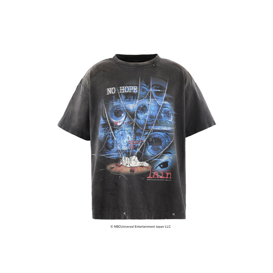 SAINT Mxxxxxx × serial experiments lain × GEEKS RULE SS T-SHIRT NO HOPE