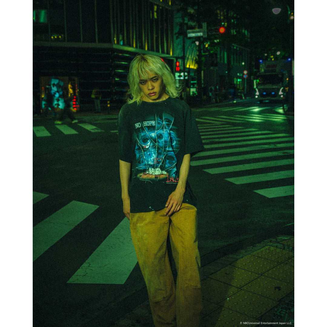 SAINT Mxxxxxx × serial experiments lain × GEEKS RULE SS T-SHIRT NO HOPE