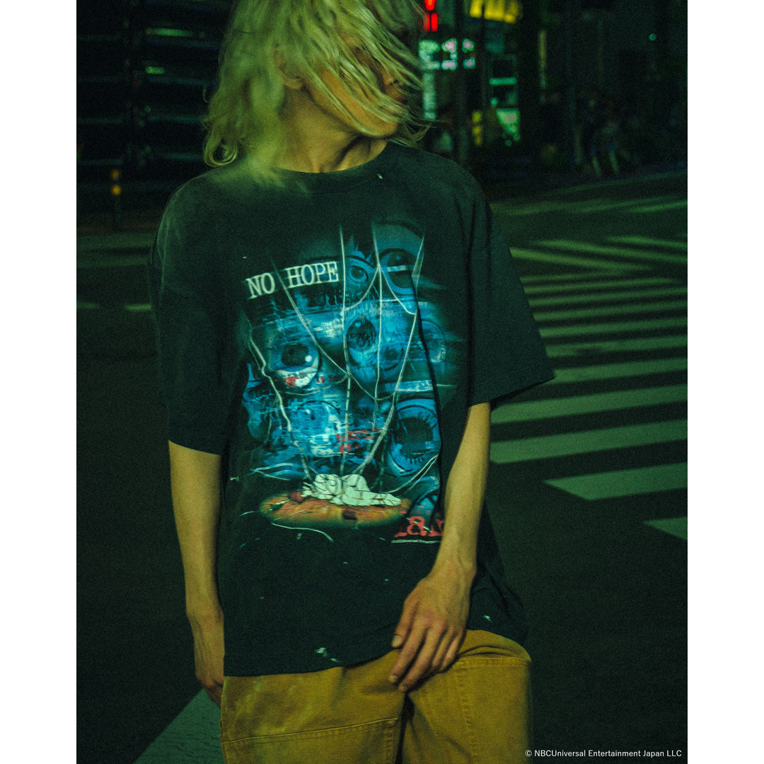 SAINT Mxxxxxx × serial experiments lain × GEEKS RULE SS T-SHIRT NO HOPE