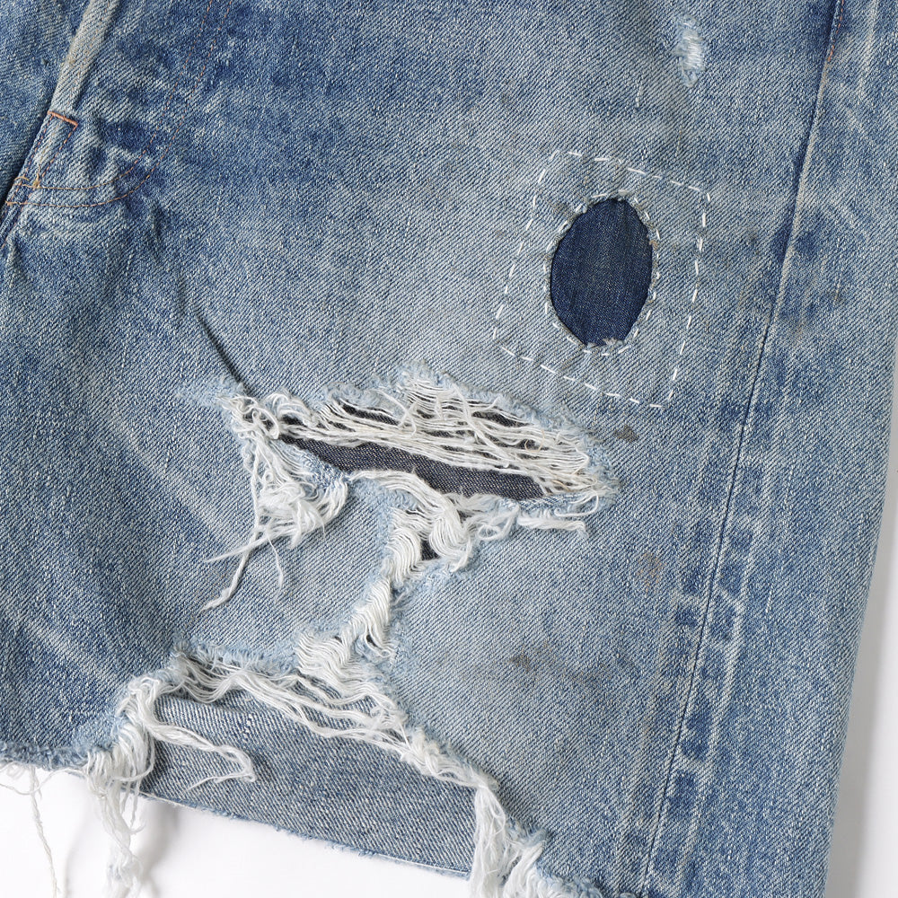 DENIM SHORTS DAMAGE