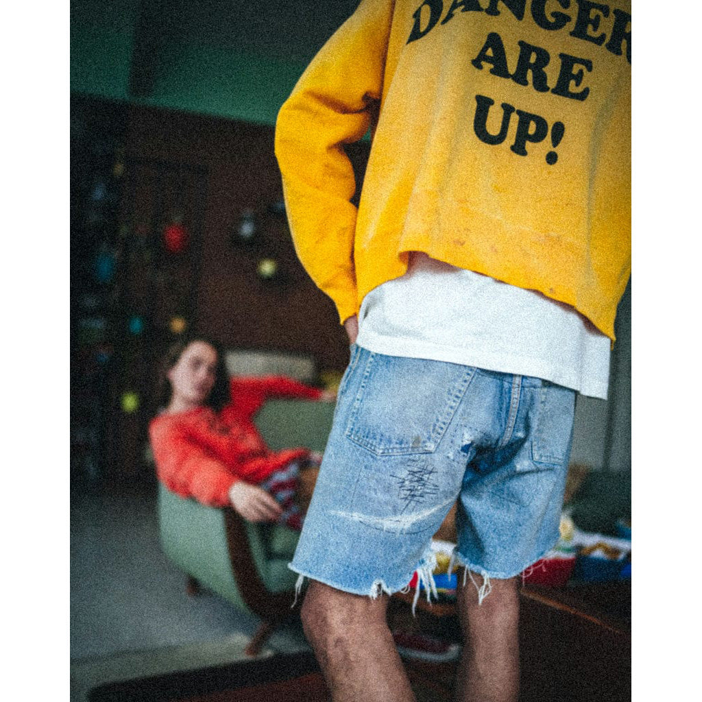 DENIM SHORTS DAMAGE