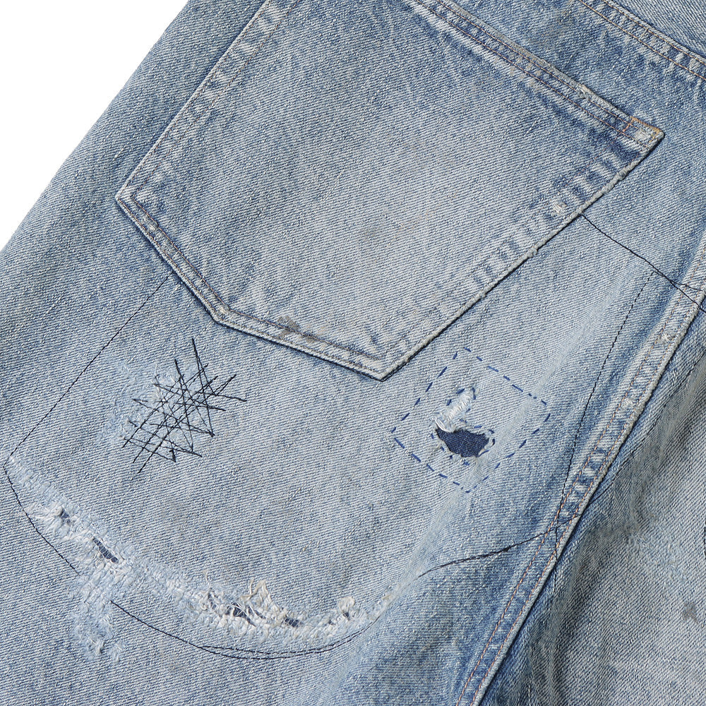 DENIM SHORTS DAMAGE