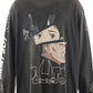 SAINT Mxxxxxx X PLUTO LS TEE PLUTO BLACK
