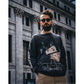 SAINT Mxxxxxx X PLUTO LS TEE PLUTO BLACK