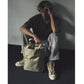 DWELLER TRAINER 2 HI COTTON TWILL OMBRE CHECK by Rafu