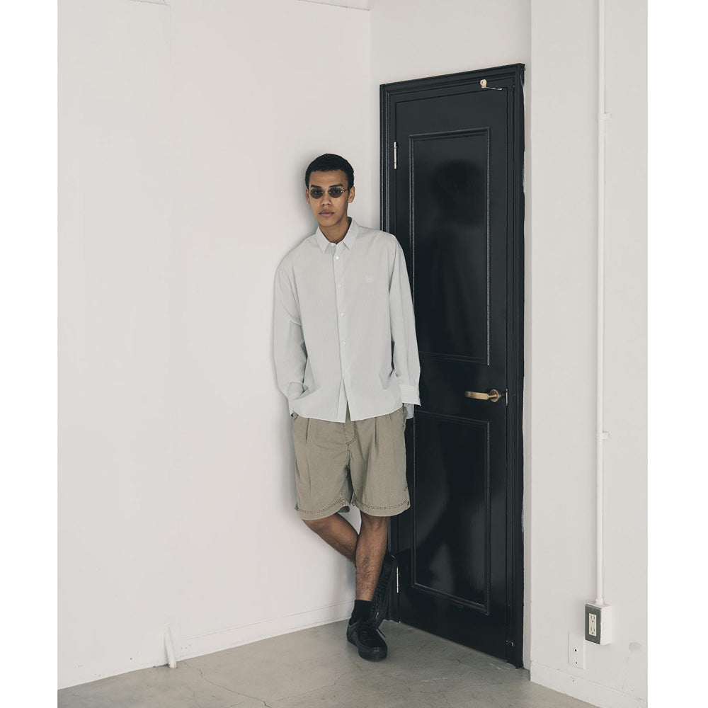 SANDINISTA (サンディニスタ) Gentle Resort Oversized Stripe Shirt