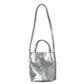 2WAY SMALL TOTE (S)(SILVER)