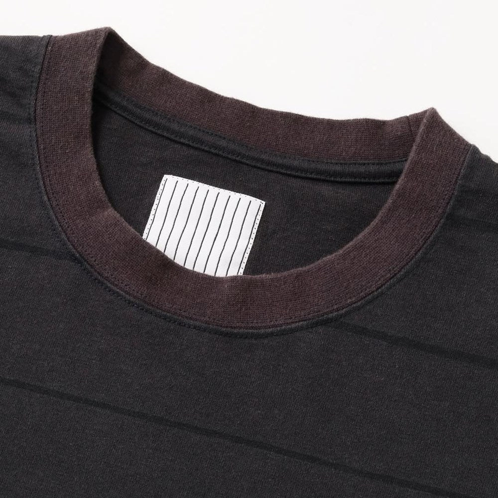 SIDE STRIPE SUPER BIG LS TEE(DISCHARGED)