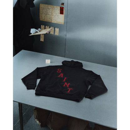 JORDAN BRAND × ©SAINT MXXXXXX (TIME) CAPSULE M J SM FLC HOODIE BLACK