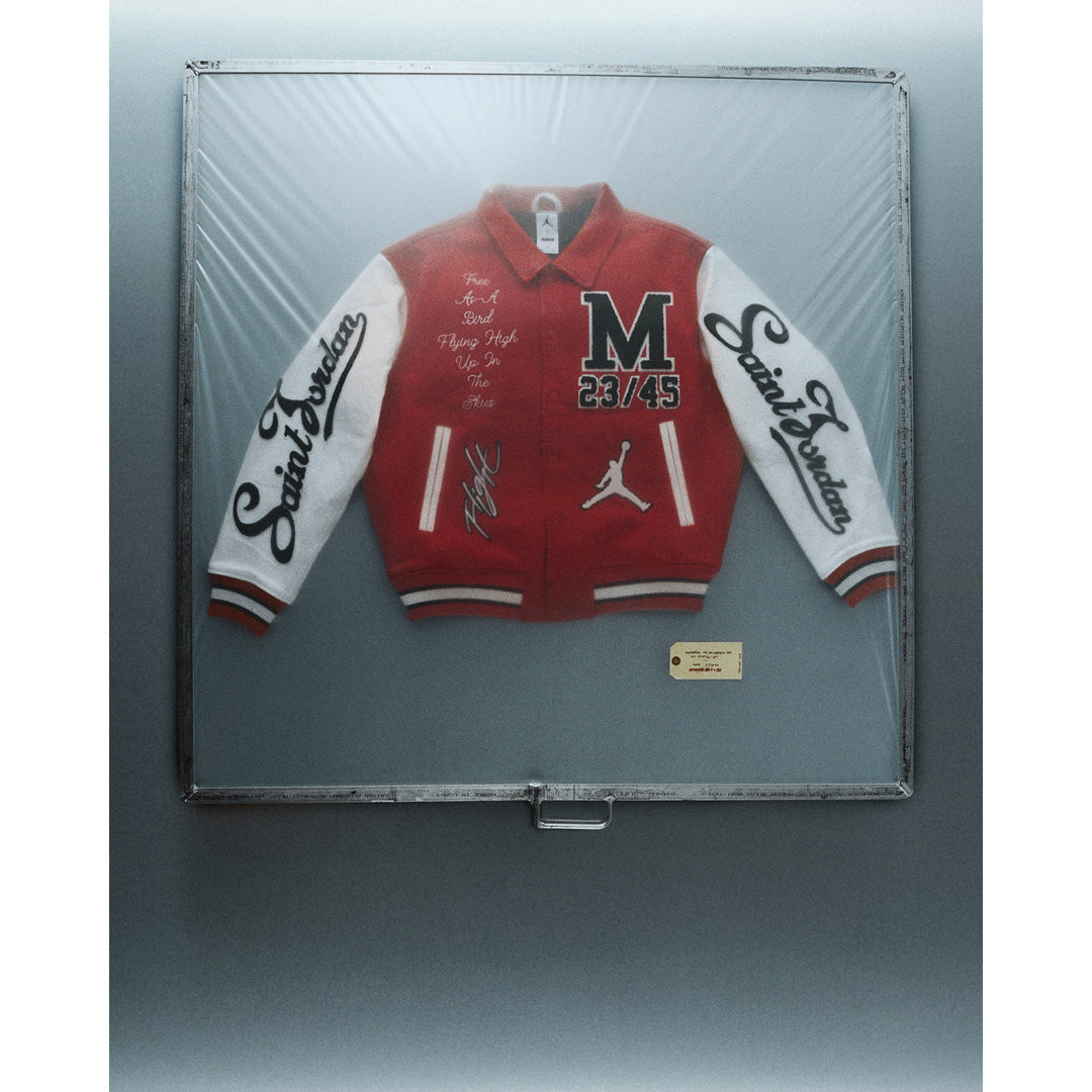 JORDAN BRAND × ©SAINT MXXXXXX (TIME) CAPSULE M J SM VARSITY JKT