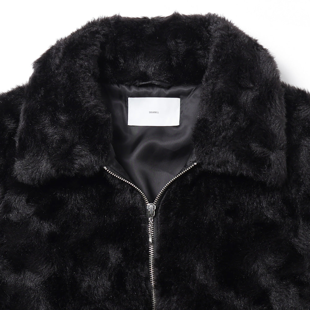 FUR DOUBLE ZIP JACKET