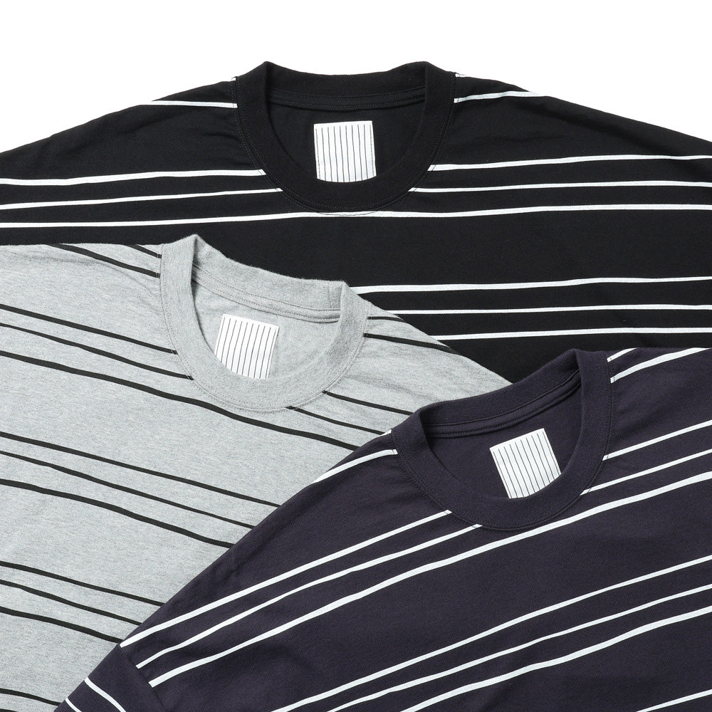 SUPER BIG LS TEE (MULTI STRIPE)