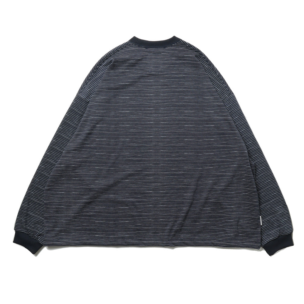 SUPER BIG LS TEE (SIDE STRIPE TECH)