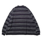 SUPER BIG LS TEE (MULTI STRIPE)