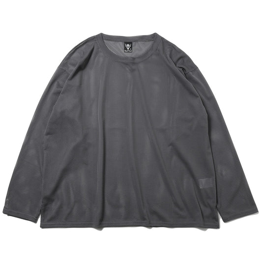 L/S Crew Neck Shirt - Knit Mesh