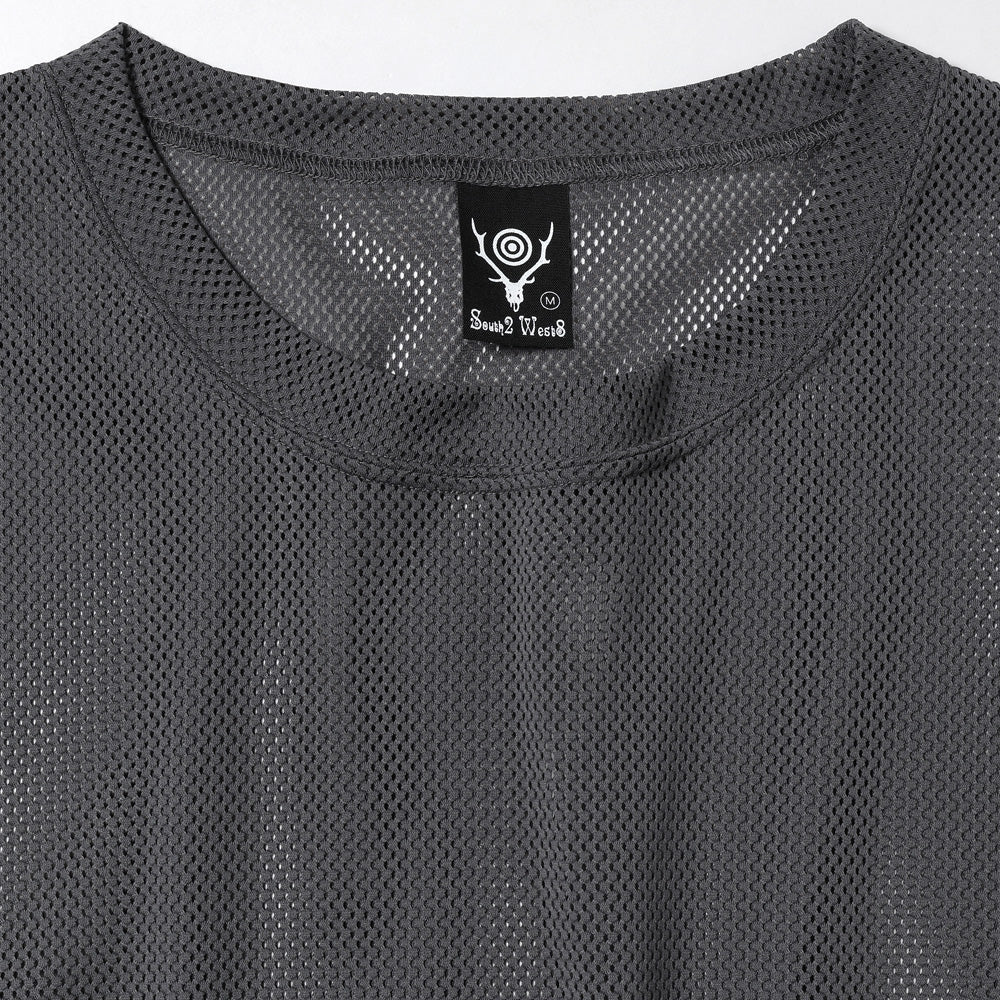 L/S Crew Neck Shirt - Knit Mesh