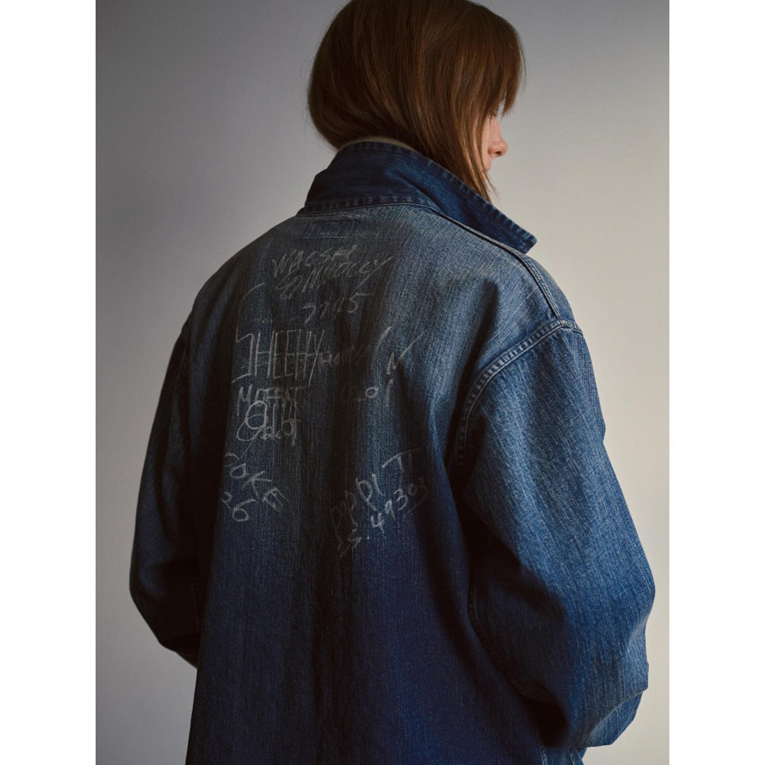 NAVY Denim Chore Jacket