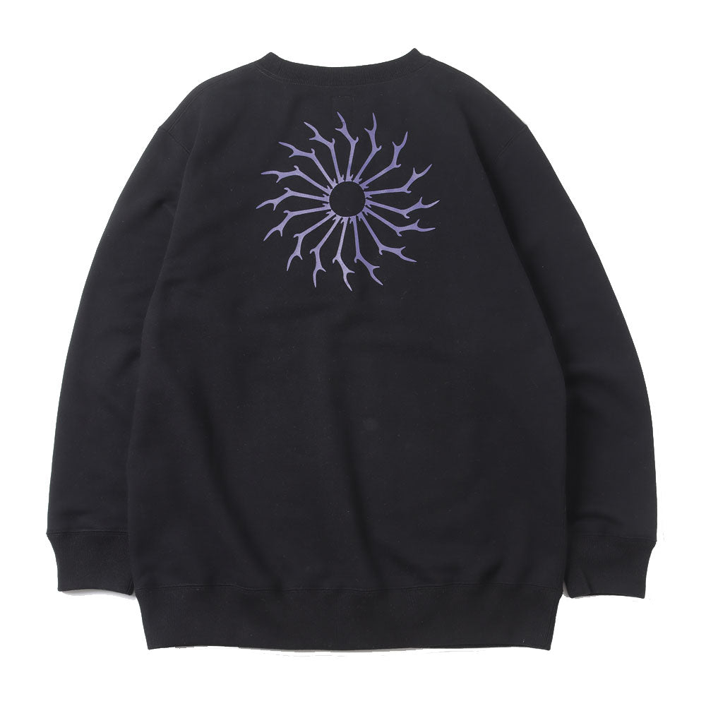 Crew Neck Sweat Shirt - Cotton Jersey / Circle Horn