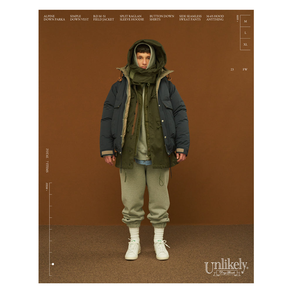 Unlikely(アンライクリー) Unlikely Alpine Down Parka U23F-18