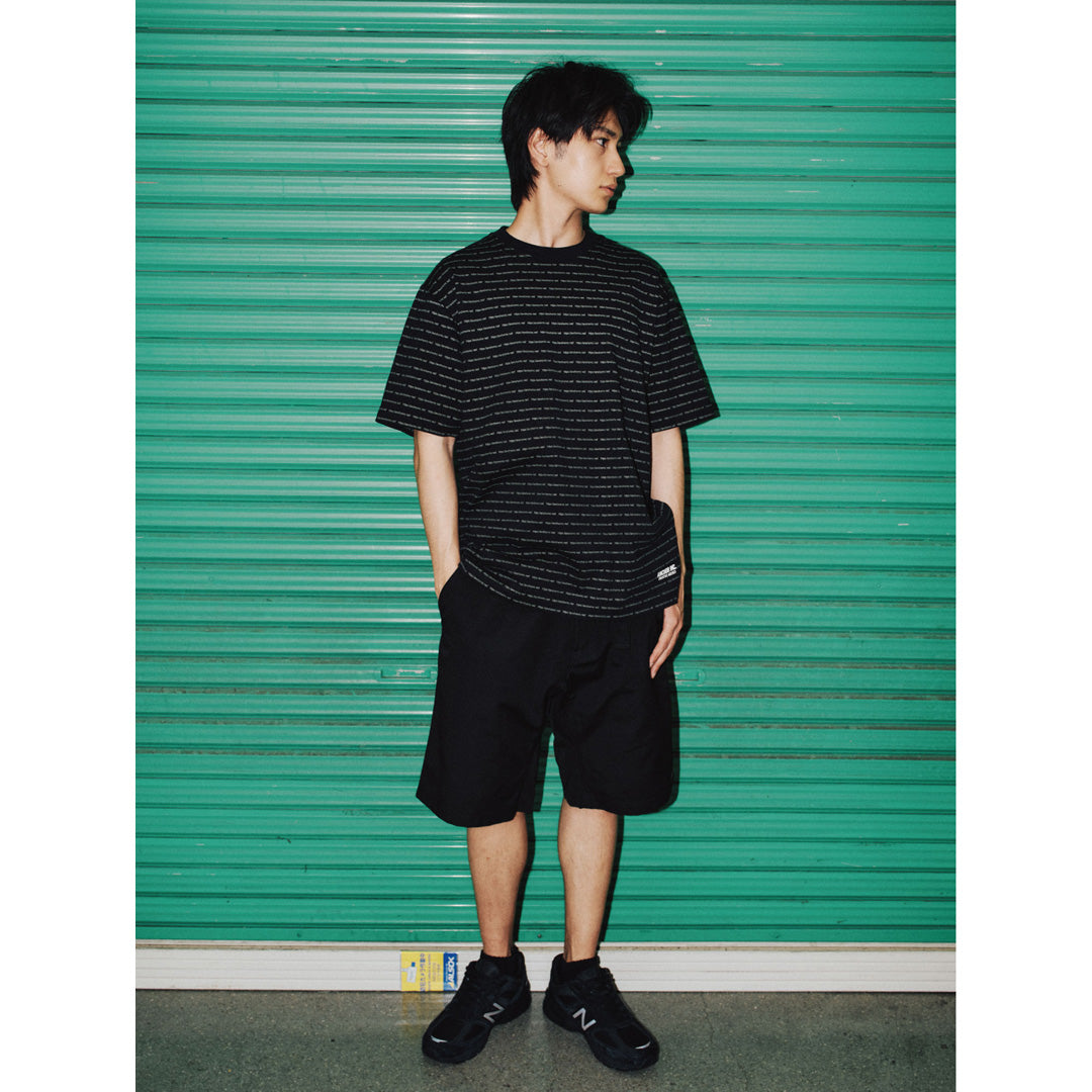 LOGO TAPED MESH TOTE