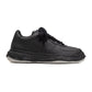 (WAYNE) OG Sole Leather Low-top Sneaker BLACKxBLACK