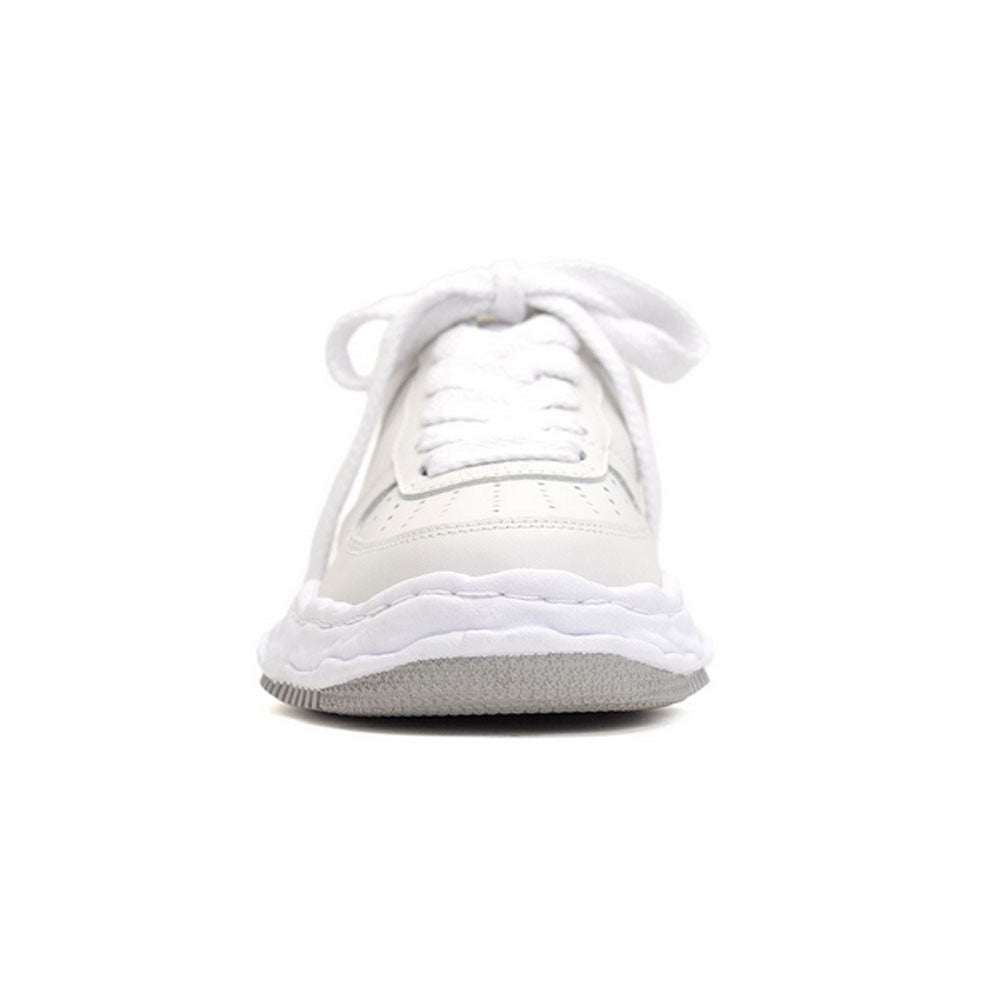 (WAYNE) OG Sole Leather Low-top Sneaker WHITE