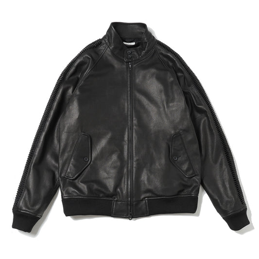 LEATHER SHARK HARRINGTON JACKET
