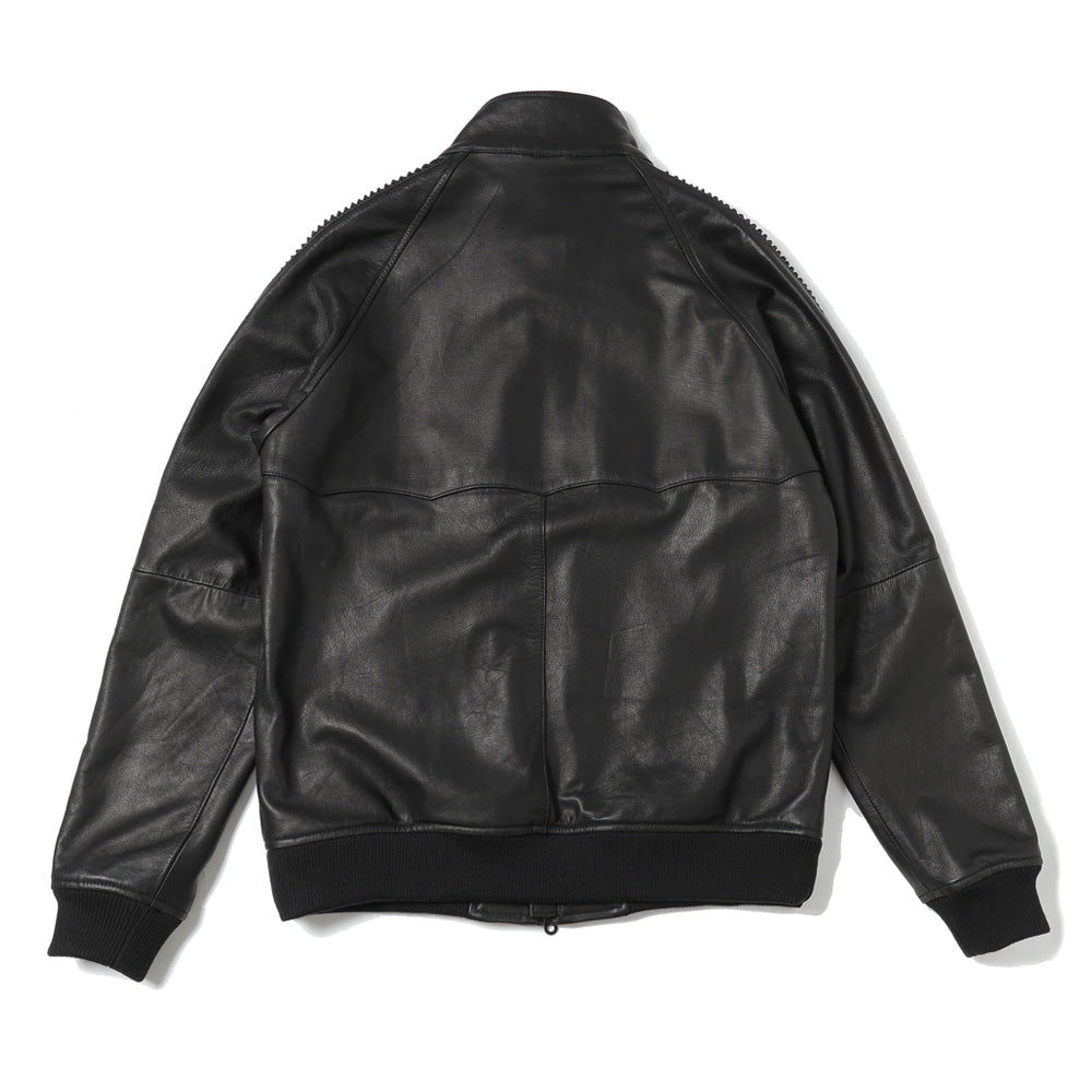 LEATHER SHARK HARRINGTON JACKET