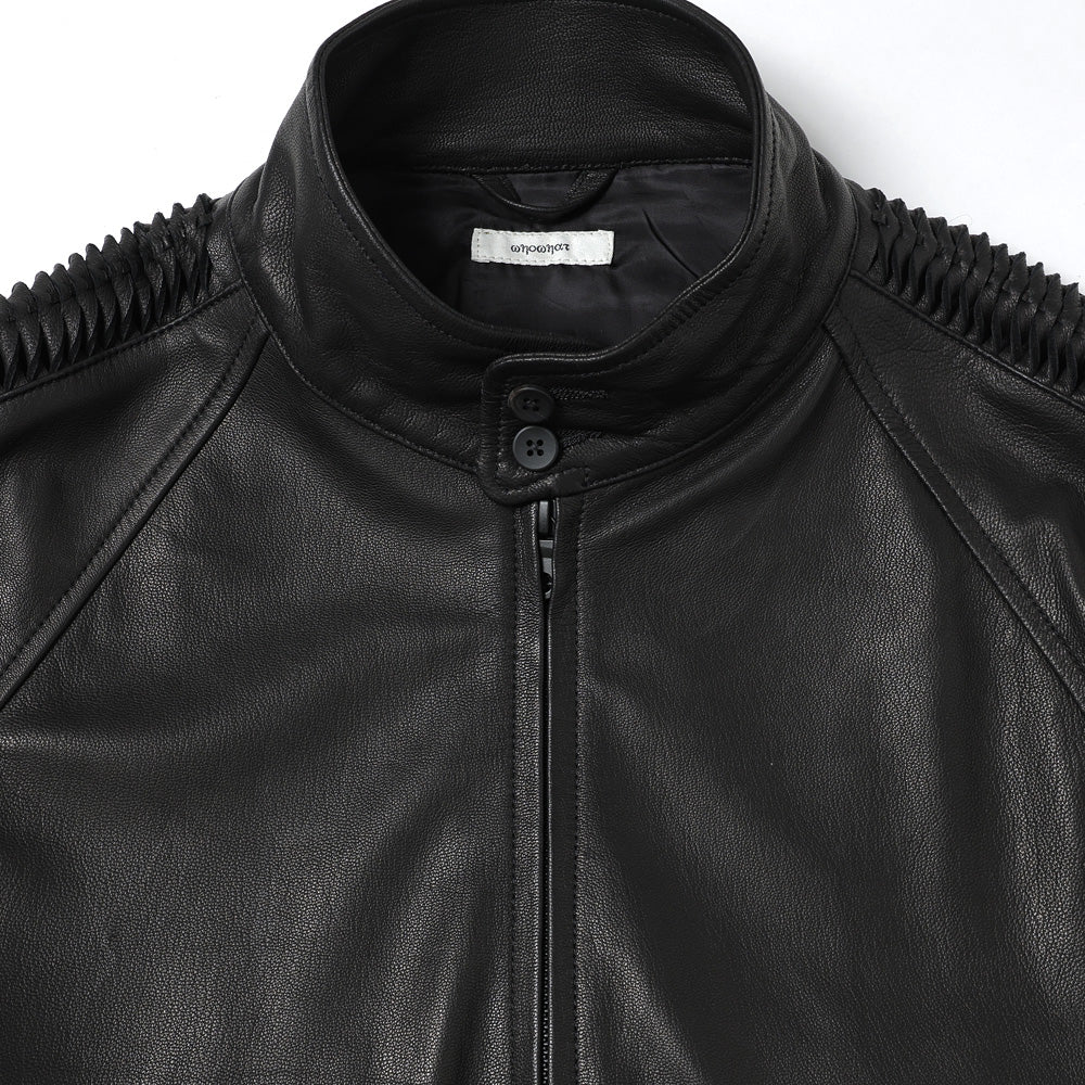 LEATHER SHARK HARRINGTON JACKET