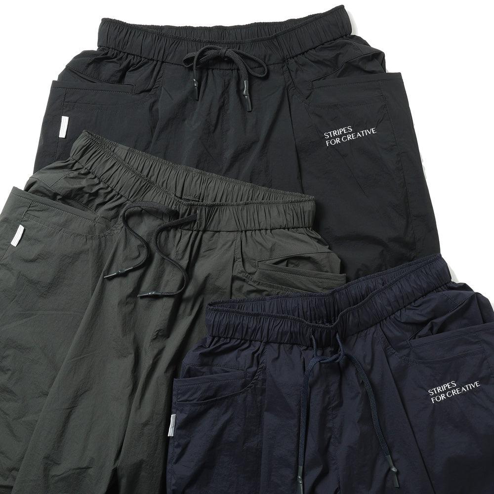 WIDE TAPERED EASY PANTS(NYLON)